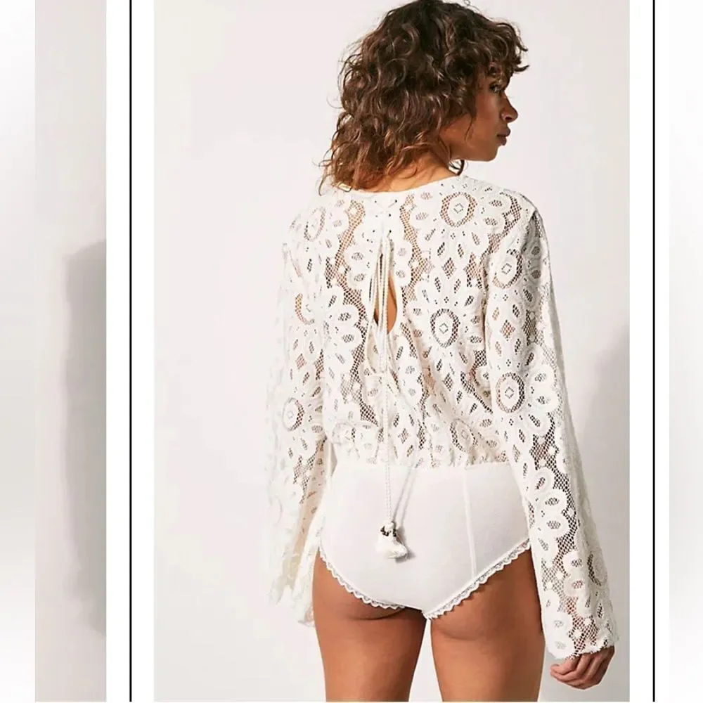 FREE PEOPLE Intimately - Better With Time Bodysuit Size XS